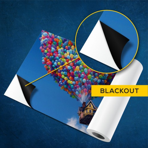 Adesivo Blackout Impresso fosco