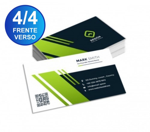 CARTÃO DE VISITA 1000 FRENTE verso